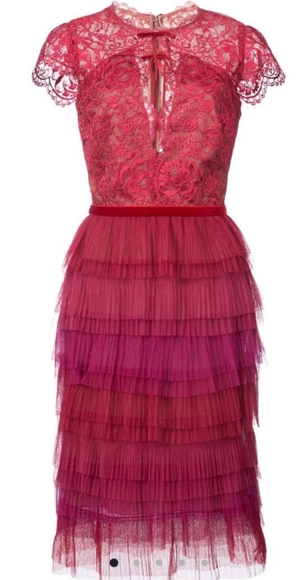 NWT Marchesa Lace Dress - Picture 2 of 5